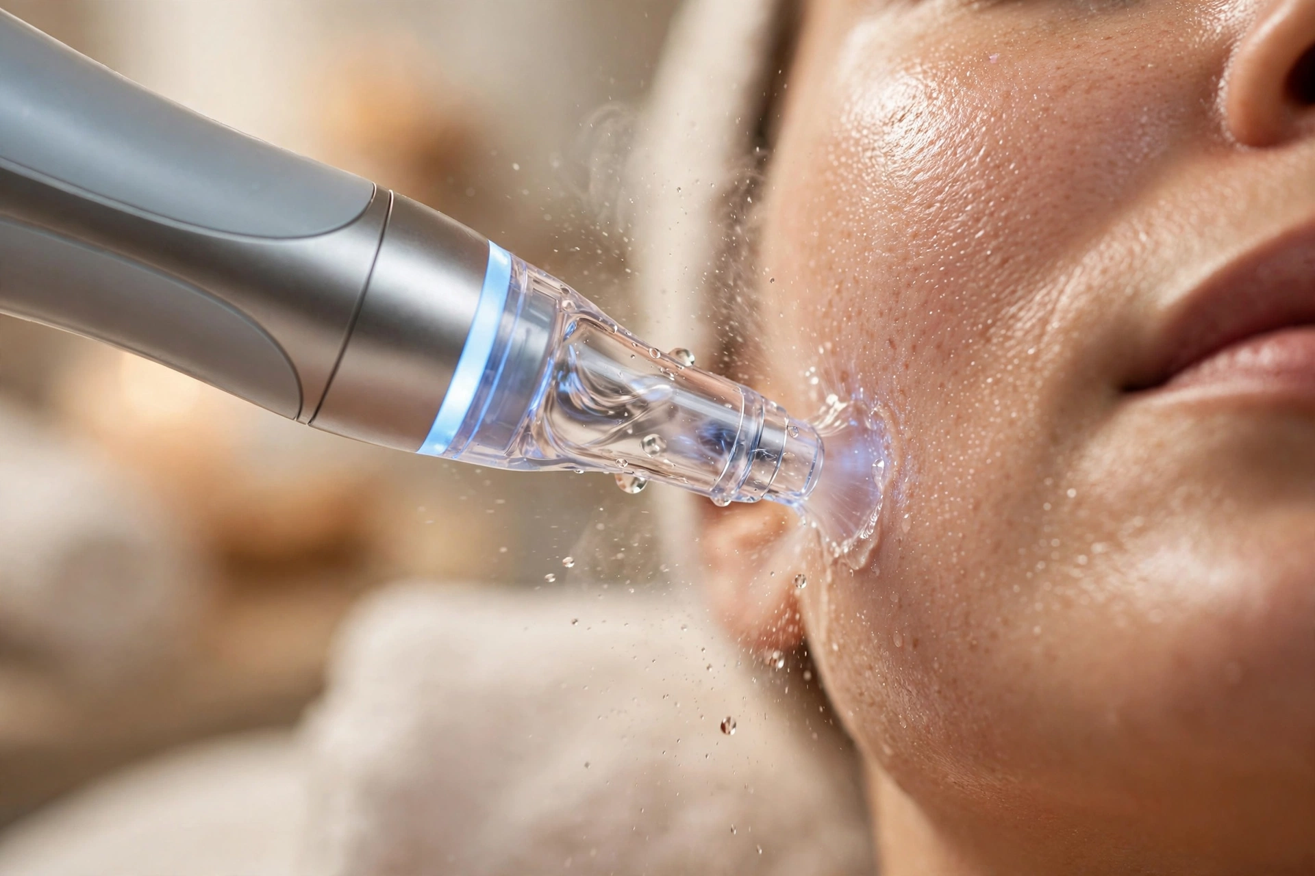 LED facial treatment at Dolce Medical Spa